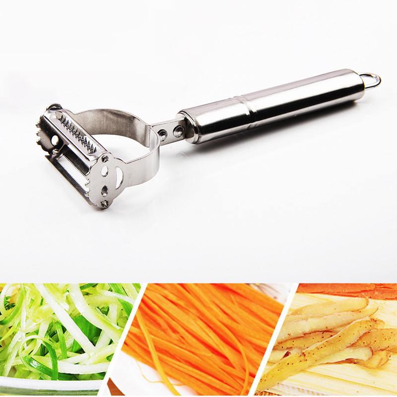 2 In 1 Stainless Steel Multi function Peeler