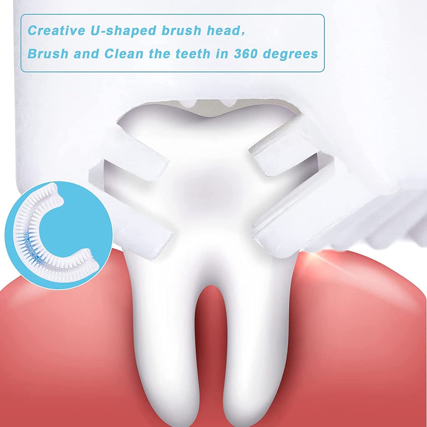 High Quality Us hape Toothbrush for Kids. Regular price Rs.99.00