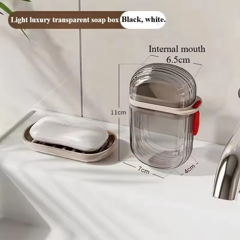 Leak proof Acrylic Travel Soap Holder Regular price Rs.250.00
