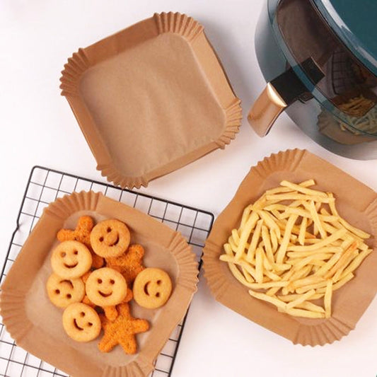 Nonstick Air Fryer Paper Disposable Plate Square Regular price Rs.250.00