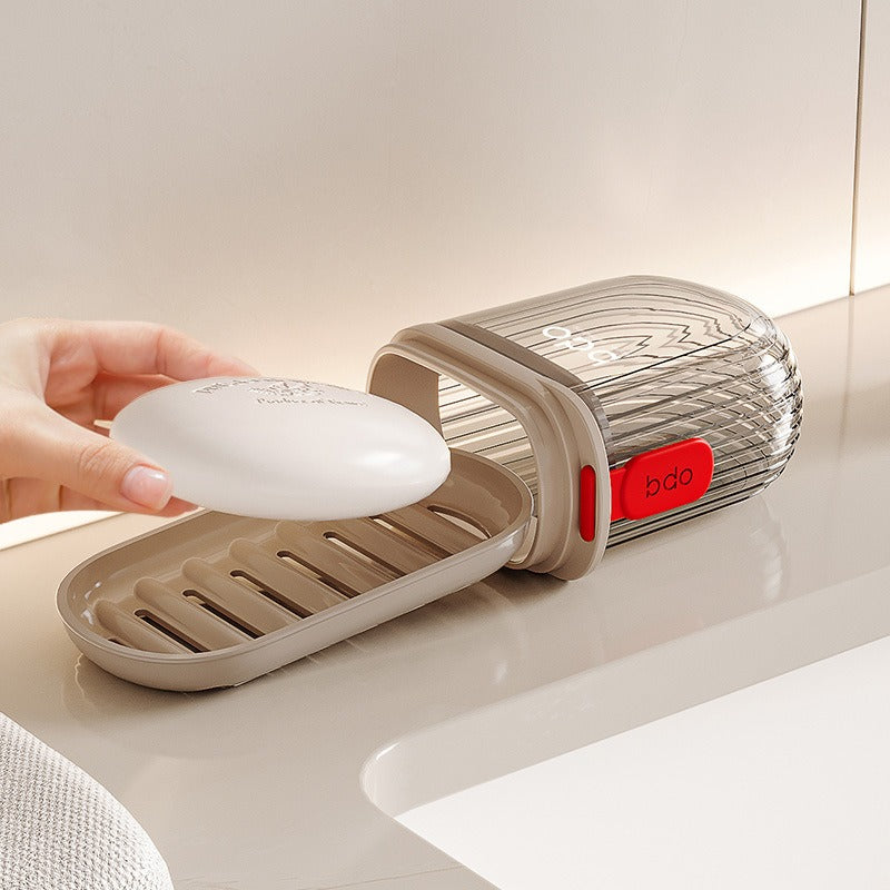 Leak proof Acrylic Travel Soap Holder Regular price Rs.250.00