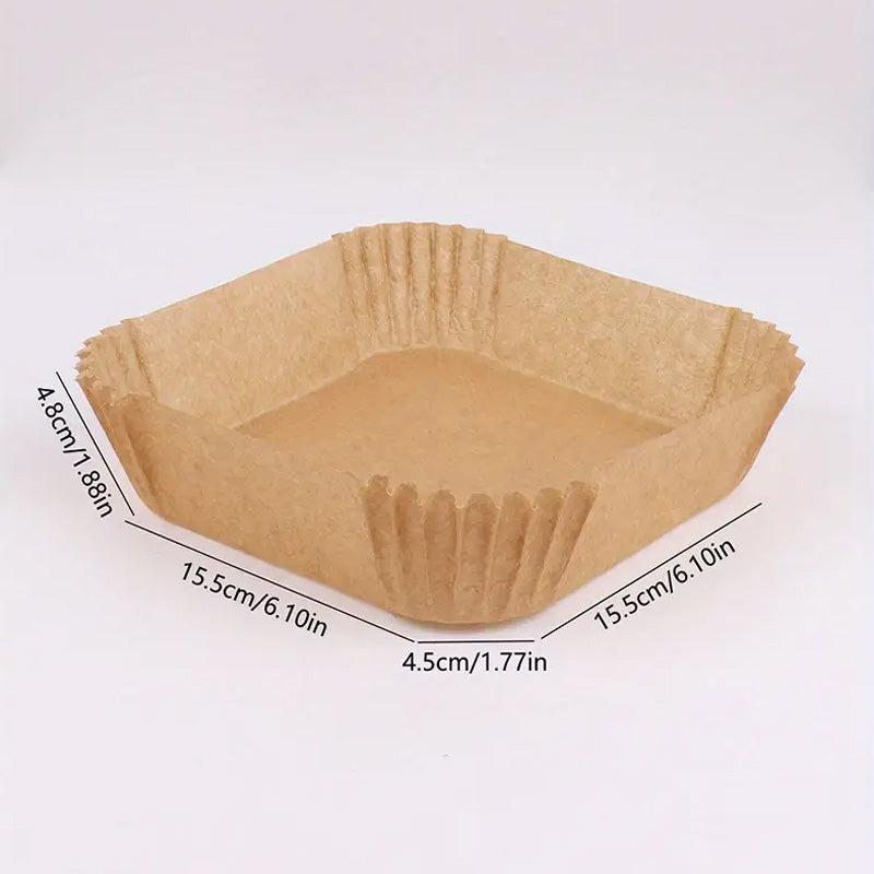 Nonstick Air Fryer Paper Disposable Plate Square Regular price Rs.250.00