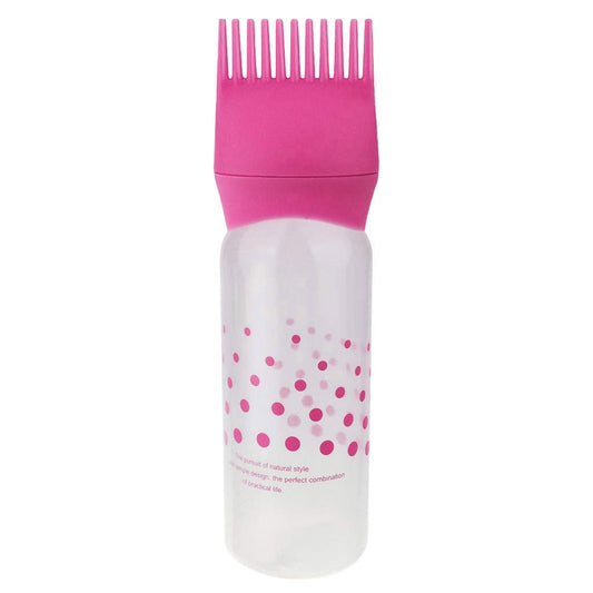 Oil Bottle With Comb Best For Dandruff Remover Anti Lice Stronger Hair. Regular