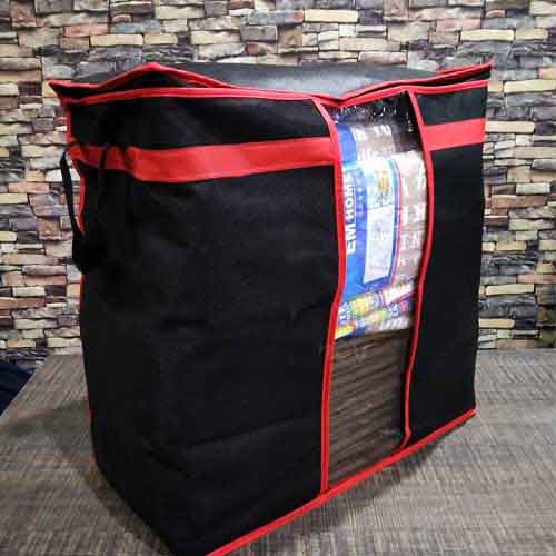 Multipurpose Storage Bag & Organizer for Clothes & Blanket | Grey